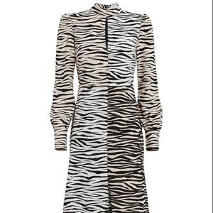 A.L.C. Kennedy Tiger-Printed Shift Dress